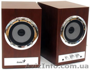Колонки Genius SP-HF800X (2x10W, дерево)б/у - <ro>Изображение</ro><ru>Изображение</ru> #1, <ru>Объявление</ru> #350754