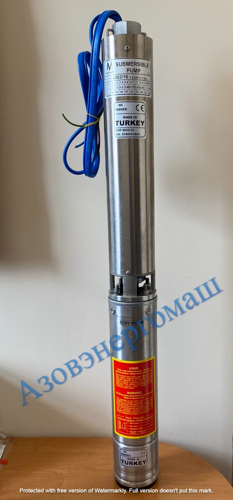 Насосы турецкой торговой марки YILDIZSU. Погружные насосы - <ro>Изображение</ro><ru>Изображение</ru> #1, <ru>Объявление</ru> #1693771