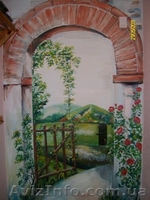 настенная роспись,роспись потолка,роспись одежды,роспись сумок,роспись вещей - <ro>Изображение</ro><ru>Изображение</ru> #4, <ru>Объявление</ru> #358312