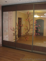 Шкафы-купе на заказ пескоструй, зеркало - <ro>Изображение</ro><ru>Изображение</ru> #6, <ru>Объявление</ru> #51992