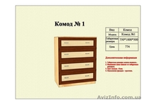 Дешевые комоды. Изготовление комодов. - <ro>Изображение</ro><ru>Изображение</ru> #1, <ru>Объявление</ru> #627193