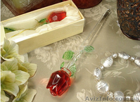 Цветы из стекла, роза из хрусталя, Crystle Rose, стеклянные розы - <ro>Изображение</ro><ru>Изображение</ru> #1, <ru>Объявление</ru> #1288720