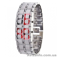 Led часы самурай, led watch самурай, светодиодные часы самурай, часы - <ro>Изображение</ro><ru>Изображение</ru> #2, <ru>Объявление</ru> #1288717