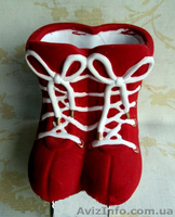 Декоративный вазон Коньки, вазон на улицу и в дом, подарок хокеисту - <ro>Изображение</ro><ru>Изображение</ru> #1, <ru>Объявление</ru> #1288687