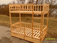  Двухъярусная кровать-цена с ящиками  - <ro>Изображение</ro><ru>Изображение</ru> #1, <ru>Объявление</ru> #925953