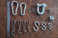 Трос стальной оцинкованный.Карабин.Зажим для троса.Цепь оцинкованная. - <ro>Изображение</ro><ru>Изображение</ru> #1, <ru>Объявление</ru> #1573137