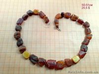 Оригинальные лечебные бусы-колье из необработанного янтаря. - <ro>Изображение</ro><ru>Изображение</ru> #2, <ru>Объявление</ru> #934453