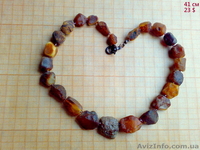 Оригинальные лечебные бусы-колье из необработанного янтаря. - <ro>Изображение</ro><ru>Изображение</ru> #1, <ru>Объявление</ru> #934453