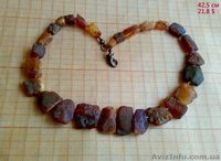 Оригинальные лечебные бусы-колье из необработанного янтаря. - <ro>Изображение</ro><ru>Изображение</ru> #6, <ru>Объявление</ru> #934453