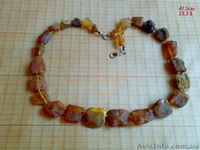Оригинальные лечебные бусы-колье из необработанного янтаря. - <ro>Изображение</ro><ru>Изображение</ru> #3, <ru>Объявление</ru> #934453