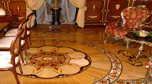  Натуральный массивный  паркет