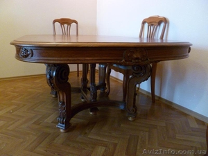 Стол обеденній 18 - 19 век, реставрирован - <ro>Изображение</ro><ru>Изображение</ru> #3, <ru>Объявление</ru> #739263