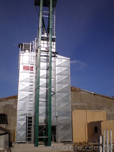 Зерносушилки на дровах (от 4 до 70 т/ч по кукурузе,  с 24% до 14%)