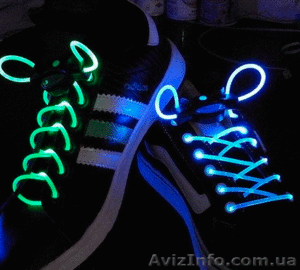 Светящиеся шнурки Disco, led шнурки в Украине, купить неон - <ro>Изображение</ro><ru>Изображение</ru> #3, <ru>Объявление</ru> #1288712