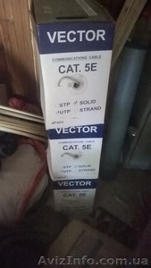 Продам Кабель Vector cat5e utp 3 бухты - <ro>Изображение</ro><ru>Изображение</ru> #2, <ru>Объявление</ru> #1287780