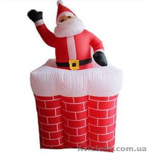 Санта надувной дымоход - Изображение #1, Объявление #1493561
