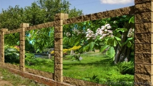 Декор фотосетка на забор,  беседку,   фасадов стен,  ландшафтный дизайн.