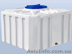 Емкость 500 литров квадратная белая Киев