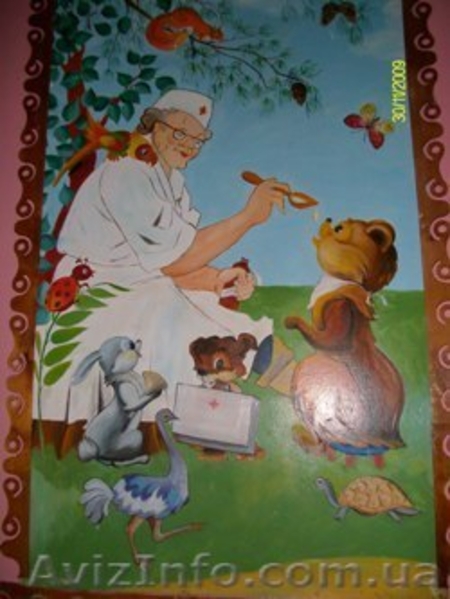 настенная роспись,роспись потолка,роспись одежды,роспись сумок,роспись вещей - <ro>Изображение</ro><ru>Изображение</ru> #2, <ru>Объявление</ru> #358312