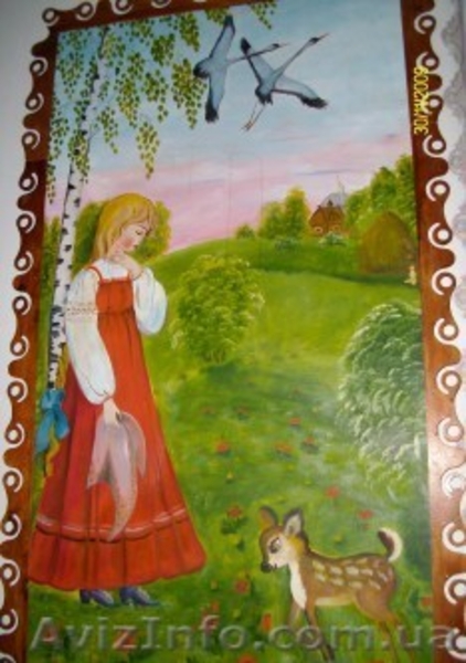 настенная роспись,роспись потолка,роспись одежды,роспись сумок,роспись вещей - <ro>Изображение</ro><ru>Изображение</ru> #3, <ru>Объявление</ru> #358312