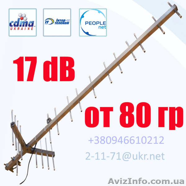 Направленная антенна. 17dB - усиления. Оптом. - <ro>Изображение</ro><ru>Изображение</ru> #2, <ru>Объявление</ru> #458740