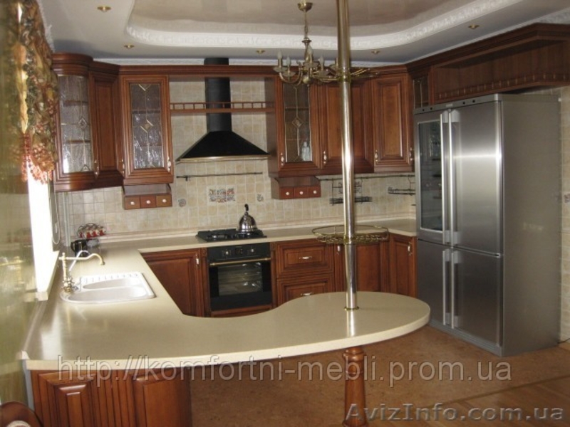 Кухни на заказ МДФ, дерево от производителя - <ro>Изображение</ro><ru>Изображение</ru> #2, <ru>Объявление</ru> #494695