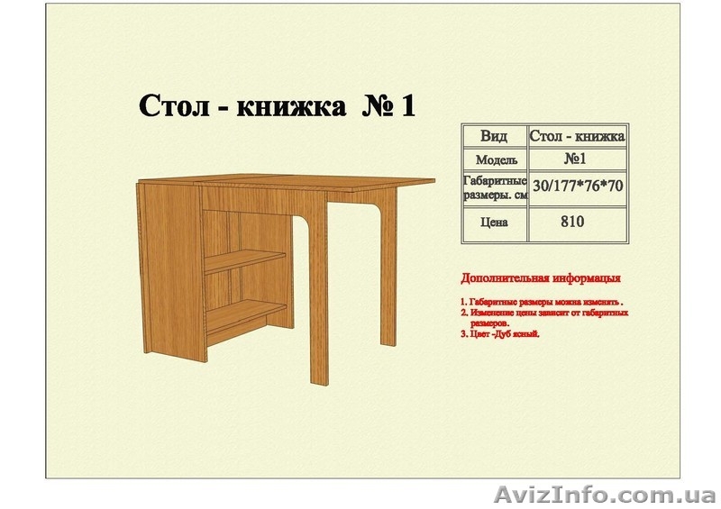 Стол - книжка. Стол - тумба. - <ro>Изображение</ro><ru>Изображение</ru> #1, <ru>Объявление</ru> #627237
