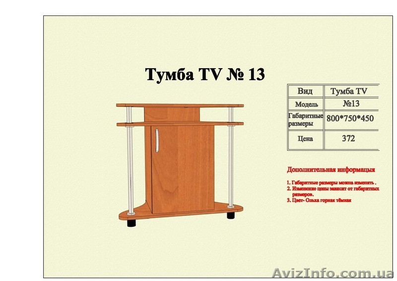 Изготовление тумб под ТВ. - <ro>Изображение</ro><ru>Изображение</ru> #10, <ru>Объявление</ru> #627221