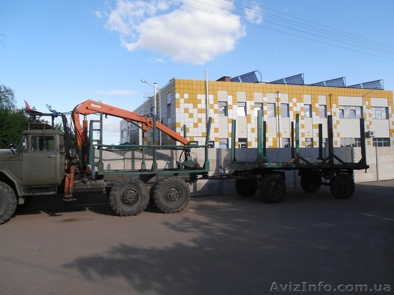 Зил 131 с манипулятором и прицепом,лесовоз. - <ro>Изображение</ro><ru>Изображение</ru> #1, <ru>Объявление</ru> #674213