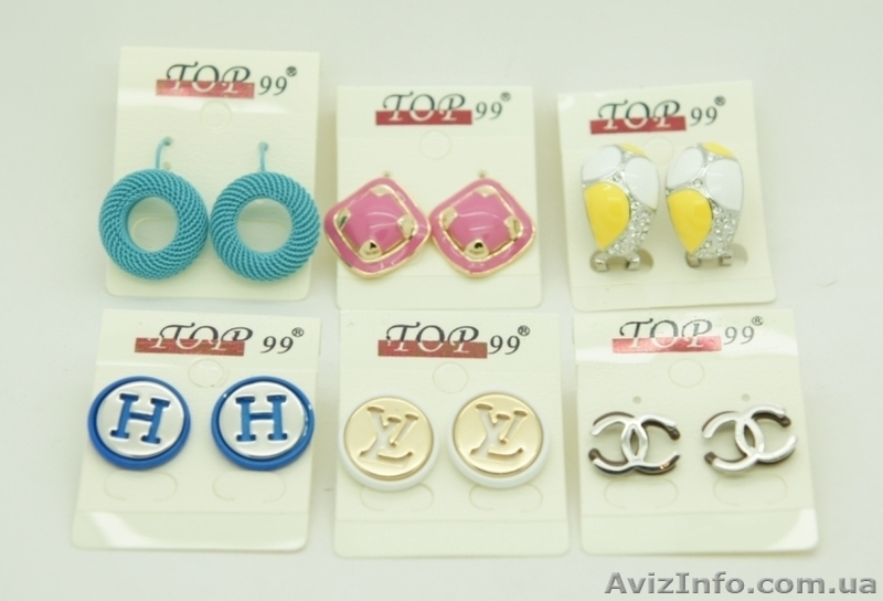 Серьги. Бижутерия оптом из Китая недорого - <ro>Изображение</ro><ru>Изображение</ru> #3, <ru>Объявление</ru> #954632
