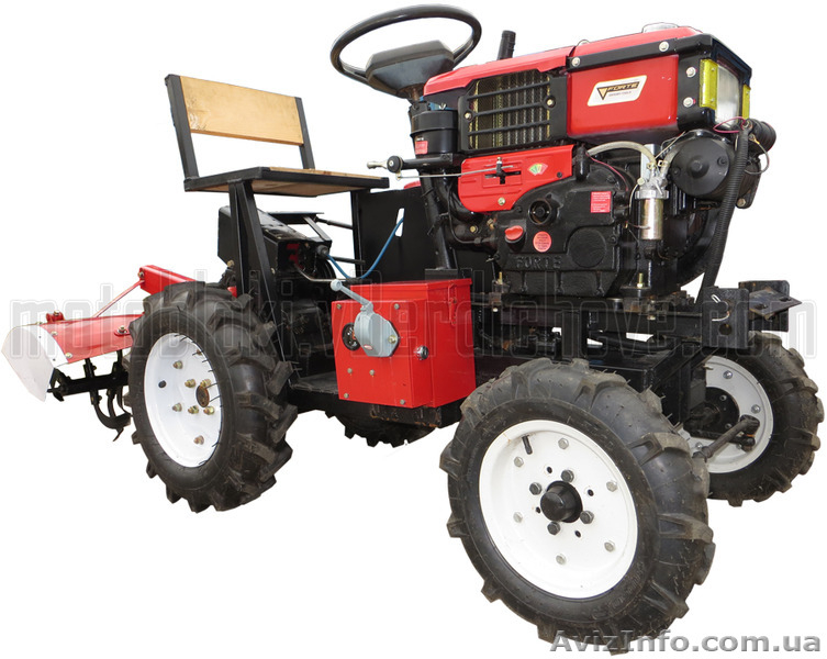 Дизельный мототрактор 10 л.с. с электростартером - <ro>Изображение</ro><ru>Изображение</ru> #1, <ru>Объявление</ru> #1122776
