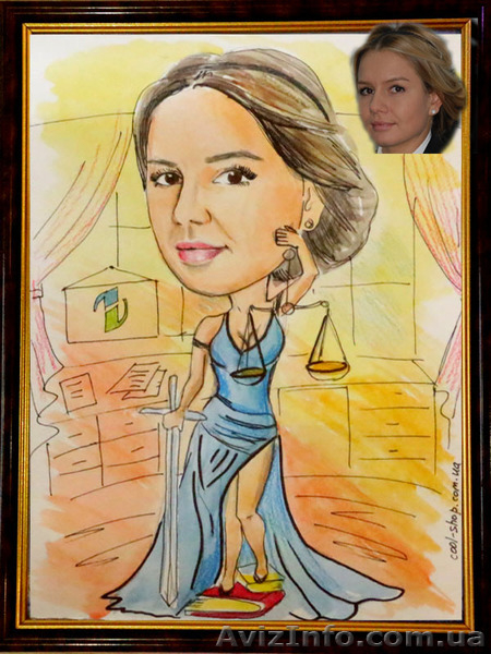 Сюжетный шарж, заказать сюжетный шарж, стоимость шаржа, шарж с сюжетом - <ro>Изображение</ro><ru>Изображение</ru> #3, <ru>Объявление</ru> #1288692