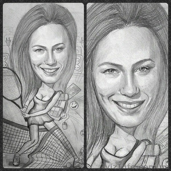 Сюжетный шарж, заказать сюжетный шарж, стоимость шаржа, шарж с сюжетом - <ro>Изображение</ro><ru>Изображение</ru> #2, <ru>Объявление</ru> #1288692