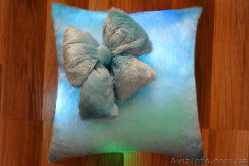 Подушка квадратная с бантиком, антистрессовые квадратные подушки - <ro>Изображение</ro><ru>Изображение</ru> #3, <ru>Объявление</ru> #1288729