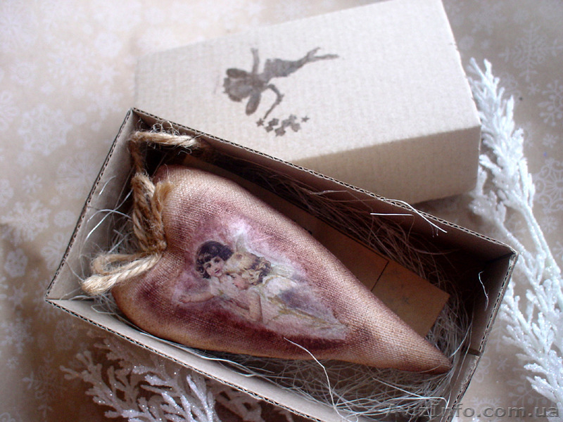 Текстильное сердце - подвеска. Декор. Подарок. - <ro>Изображение</ro><ru>Изображение</ru> #4, <ru>Объявление</ru> #1366278