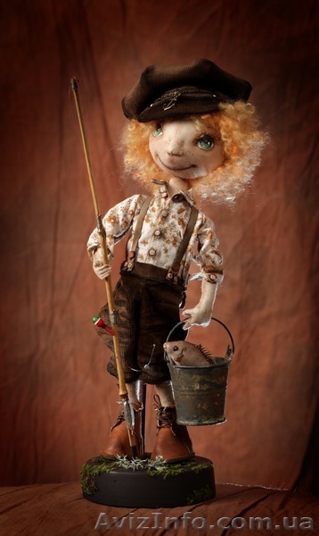 Текстильная интерьерная кукла. Подарок. Декор. - <ro>Изображение</ro><ru>Изображение</ru> #1, <ru>Объявление</ru> #1366266