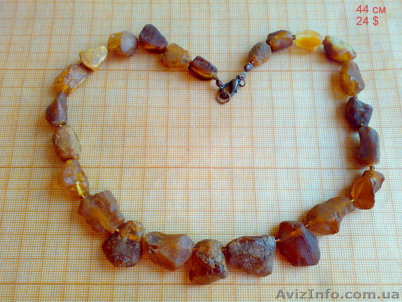 Оригинальные лечебные бусы-колье из необработанного янтаря. - <ro>Изображение</ro><ru>Изображение</ru> #7, <ru>Объявление</ru> #934453
