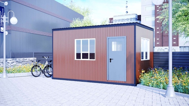 Пост охраны. Бытовки, вагончики под заказ (модель hb-po-md5) - <ro>Изображение</ro><ru>Изображение</ru> #1, <ru>Объявление</ru> #1679008