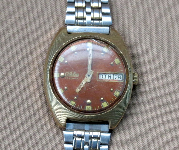 Мужские наручные часы Слава СССР автоподзавод 27 камней - <ro>Изображение</ro><ru>Изображение</ru> #1, <ru>Объявление</ru> #1736429