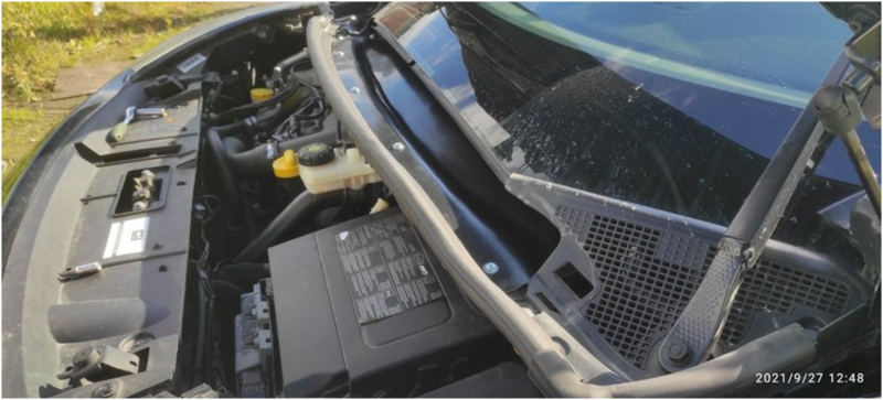 Накладка під лобове скло (668100006R) Жабо Renault Scenic 3 - <ro>Изображение</ro><ru>Изображение</ru> #4, <ru>Объявление</ru> #1741347